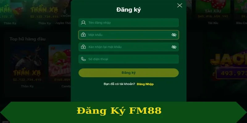 Đăng ký FM88 tận hưởng cá cược vô tận
