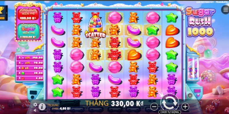 Nổ hũ viên kẹo bùng nổ cách chơi